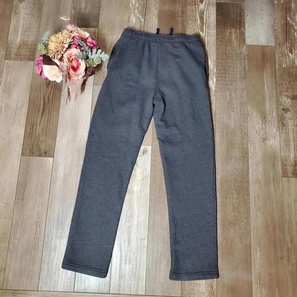 Tek Gear Kids Boys Ultra Soft Fleece Drawstring Pants Dark Gray Size Large 14-16 - Picture 11 of 14